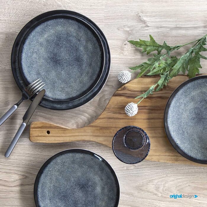 Набір посуду для кемпінгу Brunner Outdoor in Motion Melamin | 8 предметів (тарілки, миски, чашки) для 1-2 осіб | Tête a Tête Venetian | Зручний, міцний, антиковзний