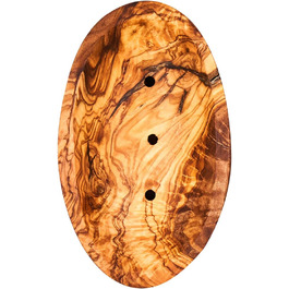 Оливкова деревина мильниця 12x8см мило тримач аксесуари для ванної кімнати природа дерево природа