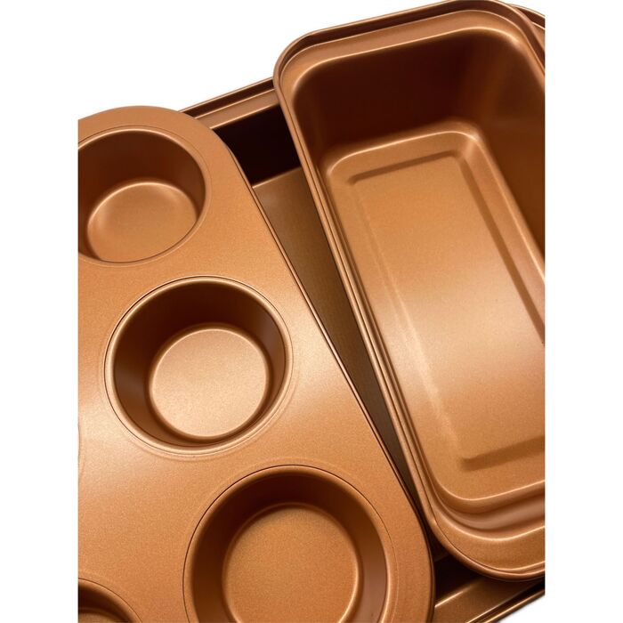 Набір Relaxdays Backform, 3 шт., мідь