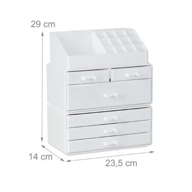 Організатор для косметики Relaxdays з 6 висувними ящиками