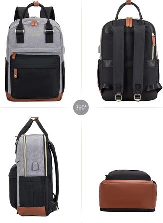 Жіночий рюкзак LOVEVOOK: водонепроникний, для ноутбука 15.6