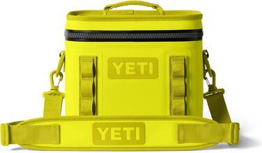 Чорний рюкзак-холодильник YETI Hopper Flip 8 (Firefly Yellow) - портативний, ізольований