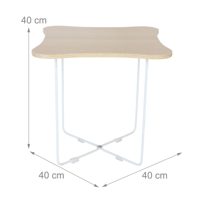 Relaxdays Додатковий столик у скандинавському стилі