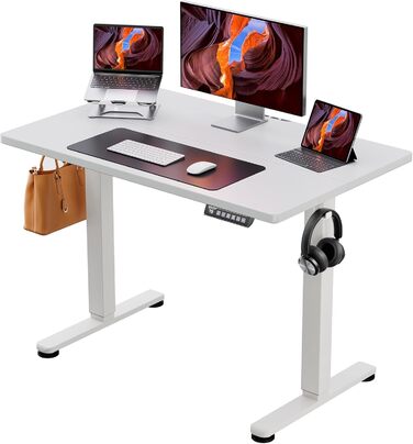 Електричний регульований стіл ErGear 120x60 см з пам'яттю, для дому та офісу, з кріпленням