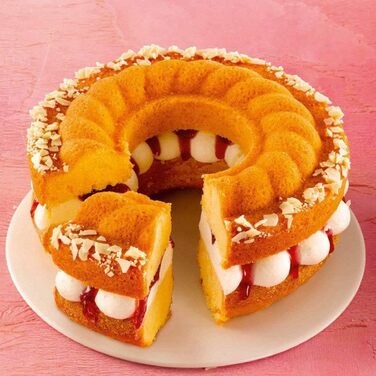 Форма для випічки Kaiser Inspiration Mini Springform 20 см, кругла, з 2 днами, антипригарне покриття, для міні-кексів та половини рецепту