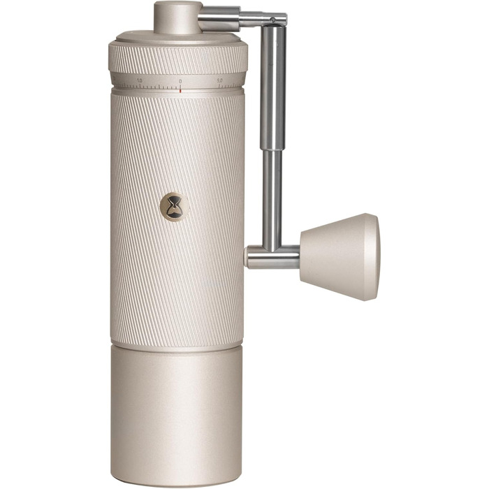 Ручна кавомолка TIMEMORE Chestnut з нержавіючої сталі, шліф Kegelschliff S2C, для еспресо та френч-пресу, чорний/золотий (S3, S3 - Gold)