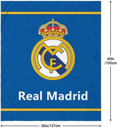 Ковдра Acotobo Real Madrid 127х152 см синя