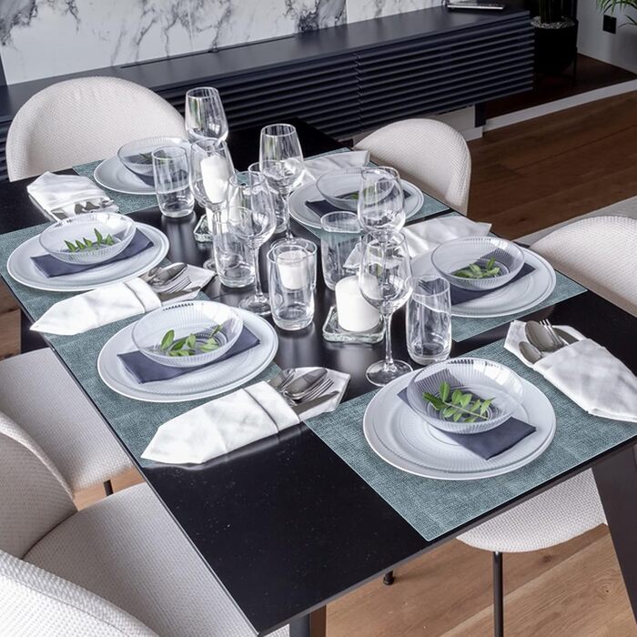 Набори тканинних серветок для столу Burgunderrot (бордові), 8 шт. - легко миються, термостійкі, для кухні, набір для святкування