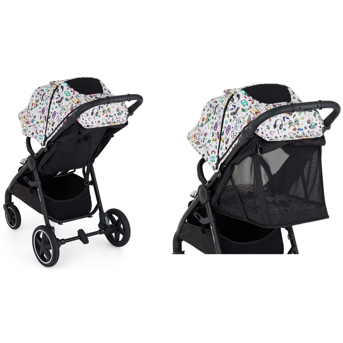 Дитячий прогулянковий візок Petite&Mars Royal 3 BLACK Limited Tattoo