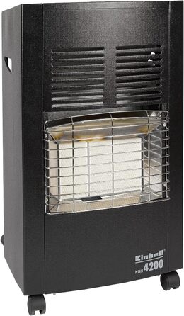 Газовий обігрівач Einhell KGH 4200 Керамічний (4200 Вт) з регулятором тиску газу, чорний