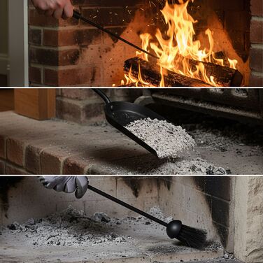 Набір для каміну Relaxdays (4 шт.)