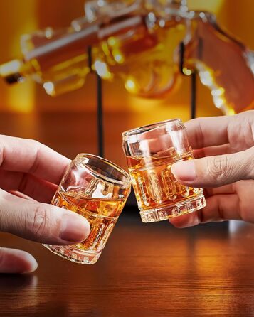 Набір для віскі з келихами: подарунок для чоловіка, батька, колеги. Стильний декантер та келихи для дому та бару