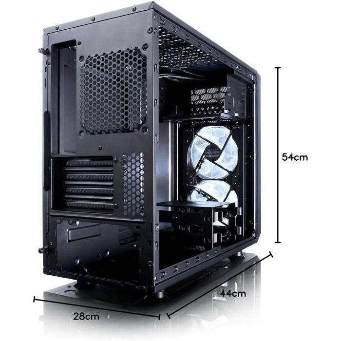 Корпус для ПК Fractal Design Focus G Mini Black із бічним вікном, міні-тауер, для геймінгу, чорний