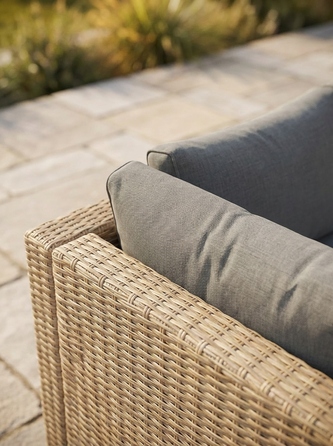 Комплект садових меблів із техноротанга MTG Trade Group, бежевий, 7 предметів