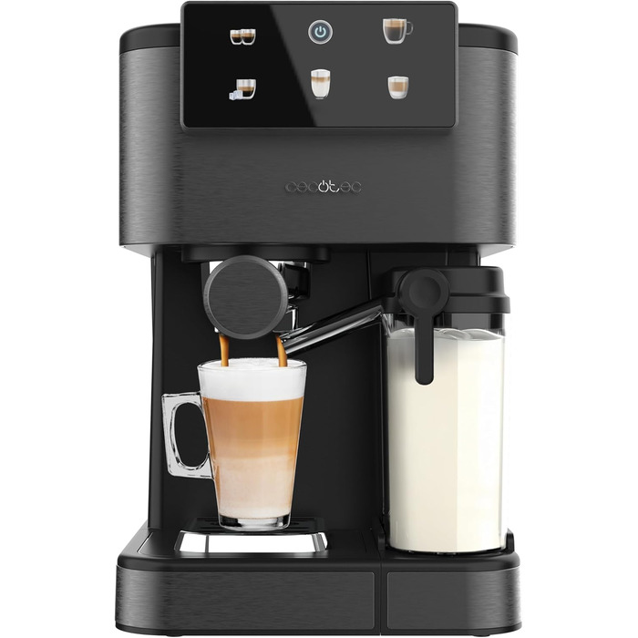 Еспресо-машина Cecotec Power Espresso 20: еспресо, капучіно, холодний кофе, 20 Bar, професійна якість