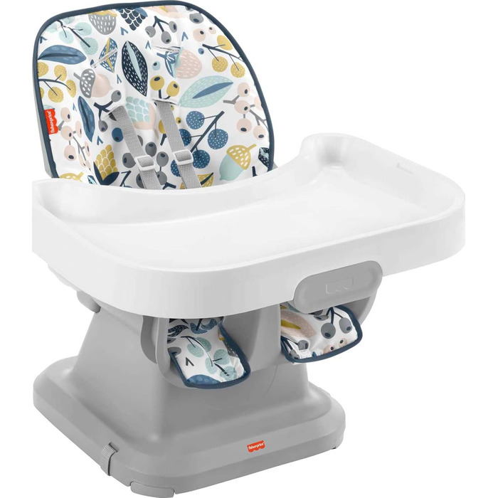 Дитячий стільчик Fisher-Price SpaceSaver, морська хвиля, портативний, для малюків та дітей, легко миється