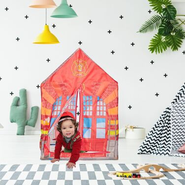 Дитячий намет Relaxdays 'Пожежна бригада'