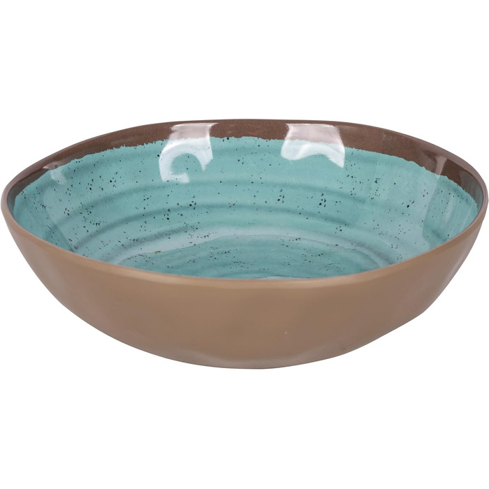 Набір посуду Bo-Camp Melamin Halo: тарілки для кемпінгу, подорожей та пікніків (бірюзовий)