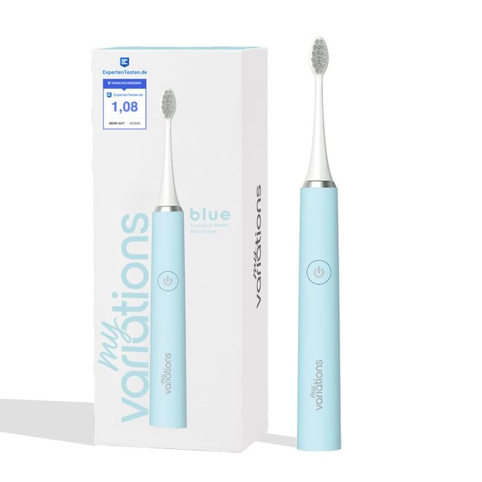 Електрична зубна щітка My Variations - акумуляторна, 5 режимів чищення, таймер 2 хв, чорний колір