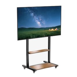 Підставка для телевізора Boden 40-100 дюймів з поличкою та колесами, VESA 800x600, до 100 кг