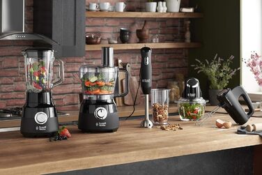 Міксер ручний електричний Russell Hobbs Desire 350W, чорний матовий - для тіста та збивання