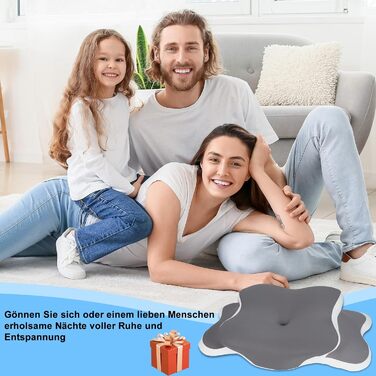 Подушка Silencomfort з Memory Foam: ортопедична, для сну на боці, спині та животі, з автоматичним відновленням форми