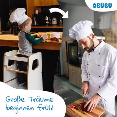 Дитячий навчальний стільчик Монтессорі з перекладиною – білий кухонний помічник, підставка для малюків, безпечний та надійний, з фіксатором, регульована висота, улюблець батьків, сучасний та стійкий, модель 4 - Білий (модель 3 - Білий)