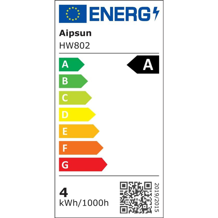 Світлодіодний настінний світильник Aipsun Battery, з можливістю затемнення, бездротовий, магніт, 5500 мАг, 4 Вт, 3000k, чорний, ука