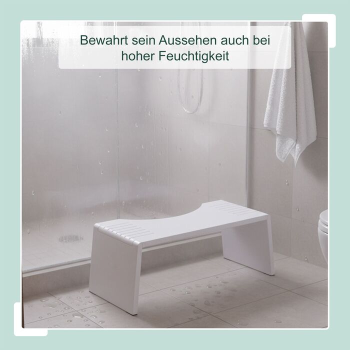 Складаний табурет для туалету Relaxdays з бамбука