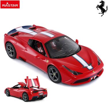 Радіокерований автомобіль Rastar Ferrari 458 Special A, червоний кабріолет 1:14 з автоматичним відкриттям/закриттям