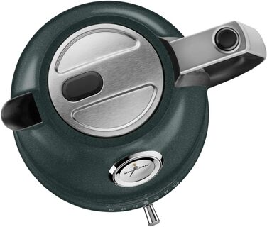 Електричний чайник KitchenAid з регулюванням температури 50-100°C, 1.5L, нержавіюча сталь (Empire), фільтр від накипу