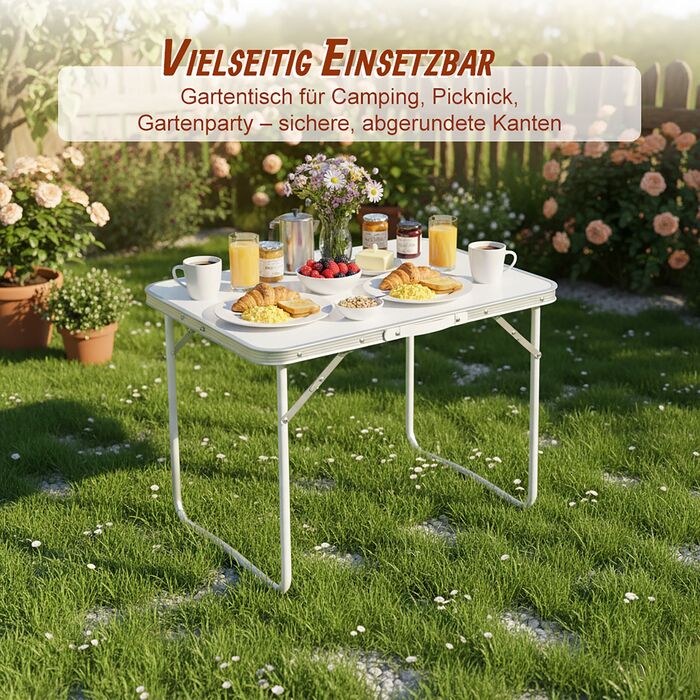 Зручний розкладний туристичний столик Relaxdays