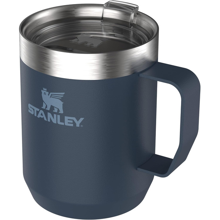 Термокружка Stanley Classic Legendary Navy 0.23L - З нержавіючої сталі, для кави з собою, BPA-Free, миється в посудомийній машині
