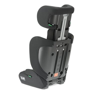 Автокрісло Deryan Charlie i-Size 100-150 см, 9-36 кг, 3.5-12 років, Чорне - з ременями безпеки, регульований підголівник, бічний захист