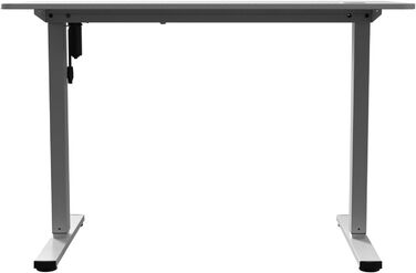 Стол Mars Gaming MGD-ERGOPRO: електричний, регульована висота 73-118 см, карбонова поверхня, металева конструкція, тримач для навушників, керування кабелями, 110x60 см, білий