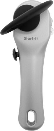 Starfrit Securimax Автоматичний відкривач консервних банок з безпечною технологією країв та підйомником кришки, сірий