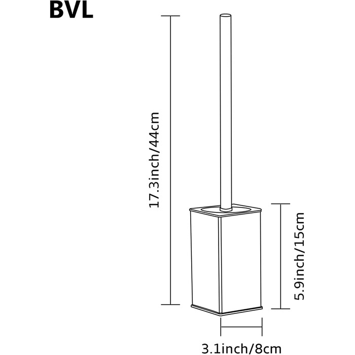 Туалетна щітка BVL