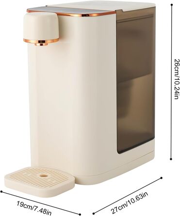 Дозатор гарячої води миттєвий, настільний, для дому, офісу, ресторану, вечірки, 27*19*26 см