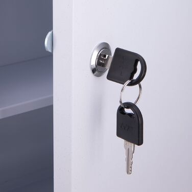 Шкафчик для медикаментів Relaxdays із замком та хрестом