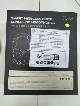 Накладні навушники iKF Solo Bluetooth, ANC, 95 год, Hi-Res, складні, легкі, BT 5.3, Подорожі/ПК, Червоний