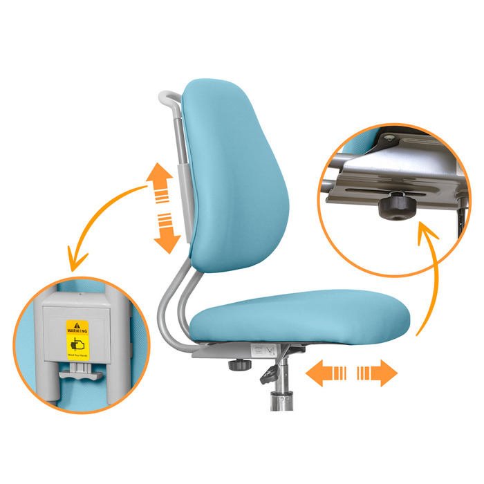 Дитяче крісло ErgoKids Mio Ergo Blue (арт.Y-507 KBL)