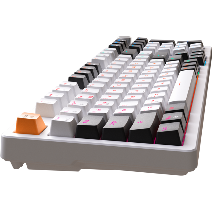 Дротова механічна клавіатура GamePro MK170W (Red) з Hot-Swap RGB White