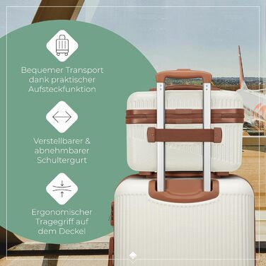 Набір валіз Travelite Bali 3 шт. (L/M/S) з ABS-пластику, зелений: міцні валізи з TSA-замком