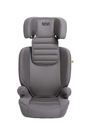 Дитяче крісло/автокрісло Novi Baby James Premium i-Size, від 3,5 до 12 років, регулюється до бустера, регульований по висоті підголівник, знімна спинка, з підлокітниками, темно-коричневий