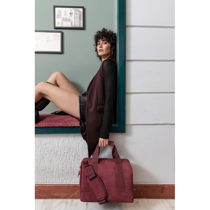 Сумка-органайзер Reisenthel Allrounder M – універсальна дорожня сумка для роботи та відпочинку, Twist Maroon
