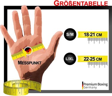 Рукавички для ММА боксерські рукавички оптимальний захист-Преміум бокс Німеччина-для тренувань зі спарингу Боротьба Бойові види спорту Кікбоксинг для чоловіків і жінок (L / XL)