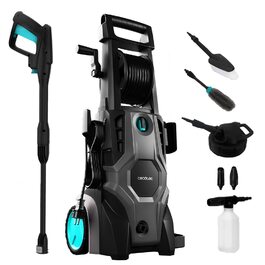 Мийка високого тиску Cecotec HydroBoost 2400 AdvanceCleany 2400 Вт для дому, саду та авто, 180 бар, алюмінієвий насос, 480 л/год + насадки