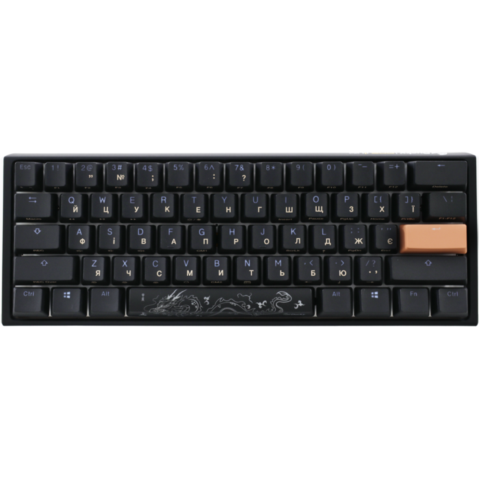 Механічна клавіатура Ducky One 3 Mini Cherry MX Red RGB Black UA