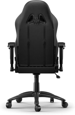 Крісло AKRacing California Gaming Chair, шкірозамінник, 5 років гарантії (Ojai, чорний)