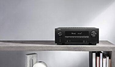 Підсилювач Denon AVC-X3700H 9.2, Alexa, 8K, Bluetooth, Wi-Fi, Dolby Atmos, HEOS, Чорний